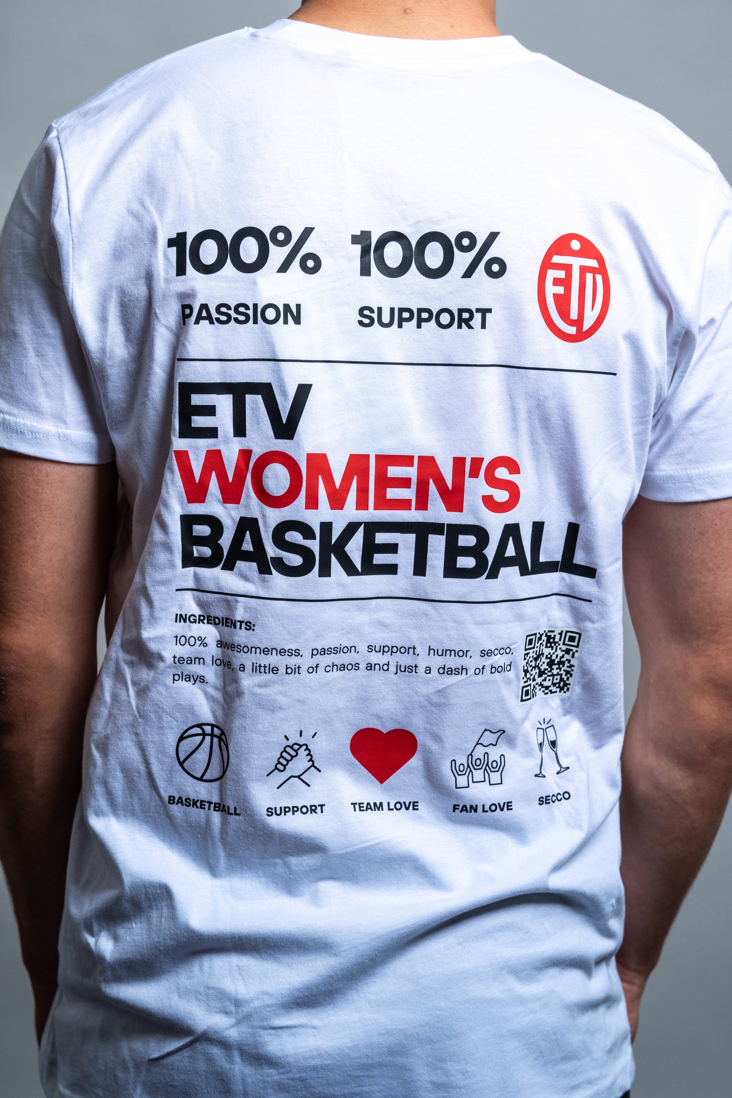ETV BASKETBALL DAMEN SUPPORT SHIRT UNISEX